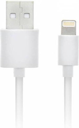 iMoshion Geschikt voor Lightning naar USB A Kabel - 2 meter - Snellader - Oplaadkabel geschikt voor iPhone 11/12/13/14 - Wit