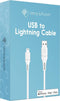 imoshion Geschikt voor Lightning naar USB A Kabel - 3 meter - Snellader & Datasynchronisatie - Oplaadkabel geschikt voor iPhone 11/12/13/14 - Stevig gevlochten materiaal - Wit