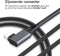imoshion Geschikt voor Oculus Quest 1, 2 en Meta Quest 3 Link kabel 5 Meter - Supersnelle data overdracht dankzij USB 3.2 - USB C naar USB A Kabel VR Bril - Zwart