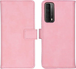 iMoshion Hoesje Geschikt voor Huawei P Smart (2021) Hoesje Met Pasjeshouder - iMoshion Luxe Bookcase - Roze