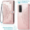 iMoshion Hoesje Geschikt voor Huawei P Smart (2021) Hoesje Met Pasjeshouder - iMoshion Mandala Bookcase - Roze
