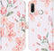 iMoshion Hoesje Geschikt voor Huawei P30 Lite Hoesje Met Pasjeshouder - iMoshion Design Softcase Bookcase - Wit / Roze / Blossom Watercolor