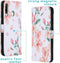 iMoshion Hoesje Geschikt voor Huawei P30 Lite Hoesje Met Pasjeshouder - iMoshion Design Softcase Bookcase - Wit / Roze / Blossom Watercolor