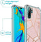 iMoshion Hoesje Geschikt voor Huawei P30 Pro Hoesje Met Koord - iMoshion Design Hoesje met Koord - Goud / Roze / Pink Graphic