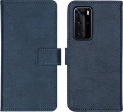 iMoshion Hoesje Geschikt voor Huawei P40 Pro Hoesje Met Pasjeshouder - iMoshion Luxe Bookcase - Donkerblauw