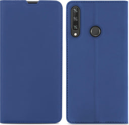 iMoshion Hoesje Geschikt voor Huawei Y6p Hoesje Met Pasjeshouder - iMoshion Slim Folio Bookcase - Donkerblauw
