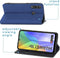 iMoshion Hoesje Geschikt voor Huawei Y6p Hoesje Met Pasjeshouder - iMoshion Slim Folio Bookcase - Donkerblauw