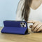 iMoshion Hoesje Geschikt voor Huawei Y6p Hoesje Met Pasjeshouder - iMoshion Slim Folio Bookcase - Donkerblauw