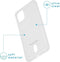 iMoshion Hoesje Geschikt voor iPhone 11 Hoesje Met Pasjeshouder - iMoshion Softcase Backcover met pashouder - Transparant