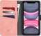 iMoshion Hoesje Geschikt voor iPhone 11 Hoesje Met Pasjeshouder - iMoshion Uitneembare 2-in-1 Luxe Bookcase - Roze