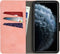 iMoshion Hoesje Geschikt voor iPhone 11 Pro Hoesje Met Pasjeshouder - iMoshion Uitneembare 2-in-1 Luxe Bookcase - Roze