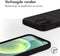 imoshion Hoesje - Geschikt voor iPhone 12 - EasyGrip Backcover - Zwart