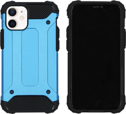 iMoshion Hoesje Geschikt voor iPhone 12 Mini Hoesje - iMoshion Rugged Xtreme Backcover - Lichtblauw
