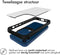 iMoshion Hoesje Geschikt voor iPhone 12 Mini Hoesje - iMoshion Rugged Hybrid Case - Zwart / Transparant