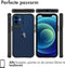 iMoshion Hoesje Geschikt voor iPhone 12 Mini Hoesje - iMoshion Rugged Hybrid Case - Zwart / Transparant