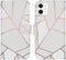 iMoshion Hoesje Geschikt voor iPhone 12 Mini Hoesje Met Pasjeshouder - iMoshion Design Softcase Bookcase - Wit / Meerkleurig / Goud / White Graphic