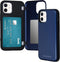 iMoshion Hoesje Geschikt voor iPhone 12 Mini Hoesje Met Pasjeshouder - iMoshion Backcover met pashouder - Donkerblauw