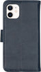 imoshion Hoesje Geschikt voor iPhone 12 Mini Hoesje Met Pasjeshouder - imoshion Luxe Bookcase - Donkerblauw