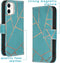 iMoshion Hoesje Geschikt voor iPhone 12 Mini Hoesje Met Pasjeshouder - iMoshion Design Softcase Bookcase - Goud / Meerkleurig / Blauw / Blue Graphic