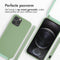 iMoshion Hoesje Geschikt voor iPhone 12 Pro / 12 Hoesje Met Koord - iMoshion Siliconen hoesje met koord - Groen