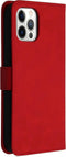 iMoshion Hoesje Geschikt voor iPhone 12 Pro / 12 Hoesje Met Pasjeshouder - iMoshion Uitneembare 2-in-1 Luxe Bookcase - Rood