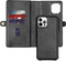 iMoshion Hoesje Geschikt voor iPhone 12 Pro / 12 Hoesje Met Pasjeshouder - iMoshion 2-in-1 Wallet Bookcase - Zwart