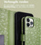 iMoshion Hoesje Geschikt voor iPhone 12 Pro / 12 Hoesje Met Pasjeshouder - iMoshion Design Bookcase smartphone - Groen / Green Flowers