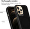 iMoshion Hoesje Geschikt voor iPhone 12 Pro Max Hoesje - iMoshion Rugged Hybrid Carbon Case Geschikt voor MagSafe - Zwart