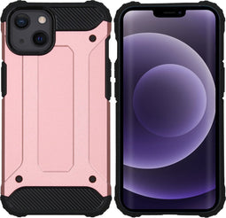 iMoshion Hoesje Geschikt voor iPhone 13 Hoesje - iMoshion Rugged Xtreme Backcover - Rosé