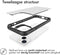 iMoshion Hoesje Geschikt voor iPhone 13 Hoesje - iMoshion Rugged Hybrid Case - Zwart / Transparant