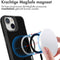 iMoshion Hoesje Geschikt voor iPhone 13 Hoesje - iMoshion Rugged Hybrid Carbon Case Geschikt voor MagSafe - Zwart
