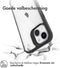 iMoshion Hoesje Geschikt voor iPhone 13 Hoesje - iMoshion Rugged Hybrid Case - Zwart / Transparant