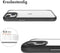 iMoshion Hoesje Geschikt voor iPhone 13 Hoesje - iMoshion Rugged Hybrid Case - Zwart / Transparant