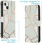 iMoshion Hoesje Geschikt voor iPhone 13 Hoesje Met Pasjeshouder - iMoshion Design Softcase Bookcase - Wit / White Graphic