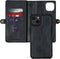 iMoshion Hoesje Geschikt voor iPhone 13 Hoesje Met Pasjeshouder - iMoshion 2-in-1 Wallet Bookcase - Zwart