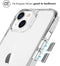 iMoshion Hoesje Geschikt voor iPhone 13 Hoesje Shockproof - iMoshion Rugged Air Case - Transparant
