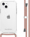 iMoshion Hoesje Geschikt voor iPhone 13 Mini Hoesje Met Koord - iMoshion Backcover met koord - Transparant