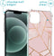 iMoshion Hoesje Geschikt voor iPhone 13 Mini Hoesje Met Koord - iMoshion Design Hoesje met Koord - Goud / Pink Graphic