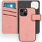 iMoshion Hoesje Geschikt voor iPhone 13 Mini Hoesje Met Pasjeshouder - iMoshion Uitneembare 2-in-1 Luxe Bookcase - Roze