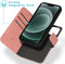 iMoshion Hoesje Geschikt voor iPhone 13 Mini Hoesje Met Pasjeshouder - iMoshion Uitneembare 2-in-1 Luxe Bookcase - Roze