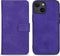iMoshion Hoesje Geschikt voor iPhone 13 Mini Hoesje Met Pasjeshouder - iMoshion Uitneembare 2-in-1 Luxe Bookcase - Paars