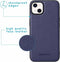 iMoshion Hoesje Geschikt voor iPhone 13 Mini Hoesje Met Pasjeshouder - iMoshion Luxe Portemonnee - Donkerblauw