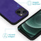 iMoshion Hoesje Geschikt voor iPhone 13 Mini Hoesje Met Pasjeshouder - iMoshion Uitneembare 2-in-1 Luxe Bookcase - Paars