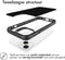 iMoshion Hoesje Geschikt voor iPhone 13 Mini Hoesje Shockproof - iMoshion Rugged Hybrid Carbon Case - Zwart