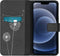 iMoshion Hoesje Geschikt voor iPhone 13 Pro Hoesje Met Pasjeshouder - iMoshion Design Softcase Bookcase - Zwart / Dandelion