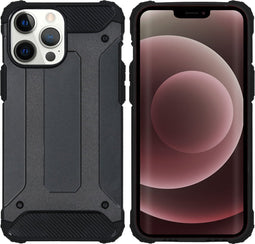 iMoshion Hoesje Geschikt voor iPhone 13 Pro Max Hoesje - iMoshion Rugged Xtreme Backcover - Zwart