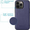 iMoshion Hoesje Geschikt voor iPhone 13 Pro Max Hoesje Met Pasjeshouder - iMoshion Luxe Portemonnee - Donkerblauw