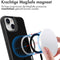 iMoshion Hoesje Geschikt voor iPhone 14 Hoesje - iMoshion Rugged Hybrid Carbon Case Geschikt voor MagSafe - Zwart