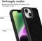 iMoshion Hoesje Geschikt voor iPhone 14 Hoesje - iMoshion Rugged Hybrid Carbon Case Geschikt voor MagSafe - Zwart