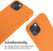 imoshion Hoesje Geschikt voor iPhone 14 Hoesje Met Koord - imoshion Siliconen hoesje met koord - Oranje